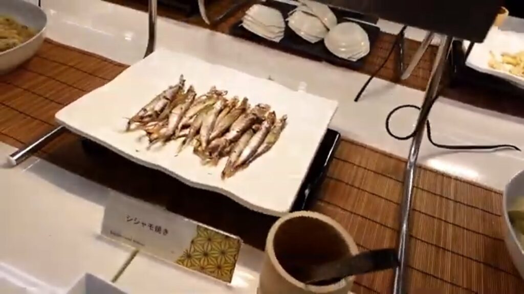 2023年にホテル君佳で食べた夕食の料理