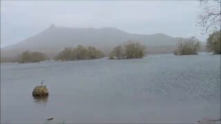 大沼国定公園の湖と駒ヶ岳方向の景色