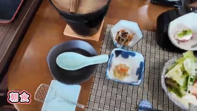 誓湖荘で食べた朝食