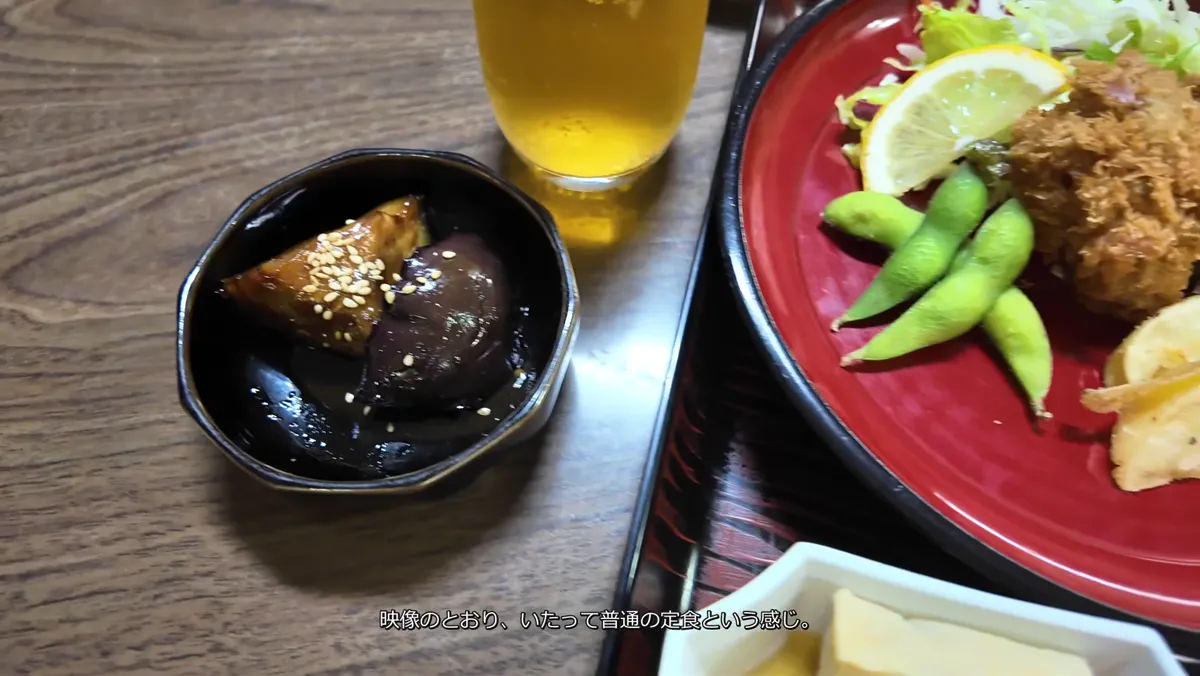 豊国館の夕食のおかず
